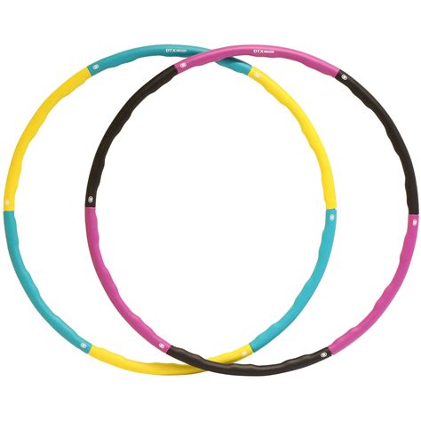 Dtx Fitness Weighted Padded Exercise Hula Hoop Abs Core Workout Ring