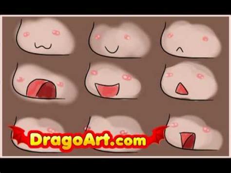 How To Draw Chibi Mouths Step By Step Youtube