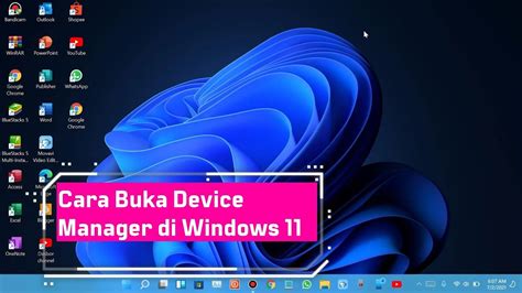 Cara Buka Device Manager Di Windows 11 Youtube