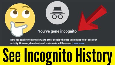 How To Check Private Browsing History See Incognito Mode Browsing