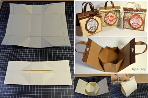 Mini Cardboard Bag For Presents Diy Alldaychic