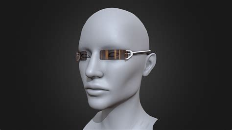Bladerunner 2049 Luvs Glasses 3d Model By Sam Viator Samviator