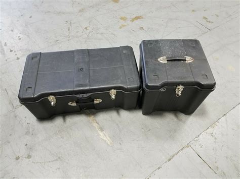 2 Big And Small Contico Storage Bin Boxes 32x16x13 And 17x17x17 Pick Up
