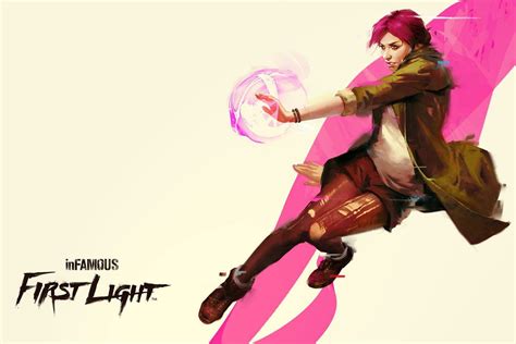 Video Game Infamous First Light Hd Wallpaper