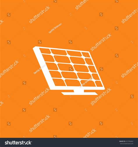 Solar Panel Icon Stock Vector Royalty Free 613796462