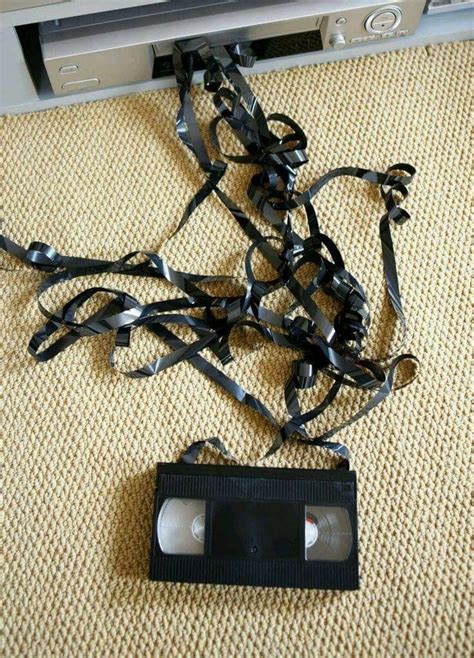 VCR Eating Tapes R Nostalgia