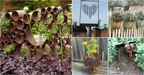 11 Rustic Rusty Metal Diy Ideas For Your Lawn And Garden Diy And Crafts