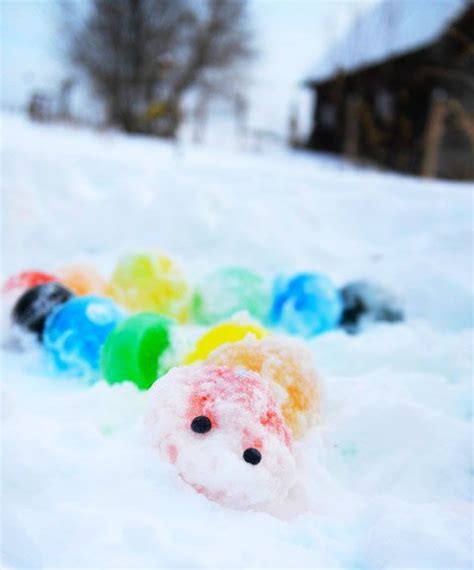 Make Cool Frozen Rainbow Orbs And Sculptures Cbc Parents Snow