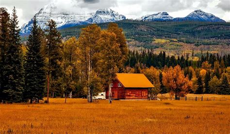 Autumn Barn Colorado Colorful Cottage Country Countryside Dawn Autumn