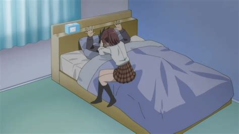 Anime Kiss In The Bed