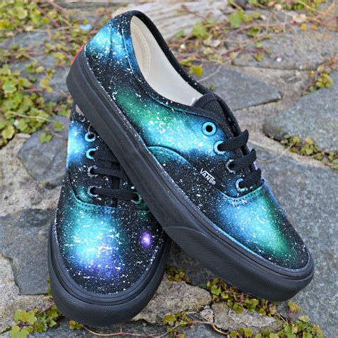 Galaxy Vans Custom Sneakers Galaxy Vans Shoes Nebula Vans Etsy