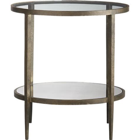 Find new and preloved crate&barrel home's items at up to 70% off retail prices. Clairemont Round Side Table + Reviews | Crate and Barrel ...