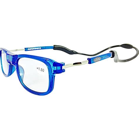 high quality loopies magnetic reading glasses easy to find hard to lose sky blue etsy