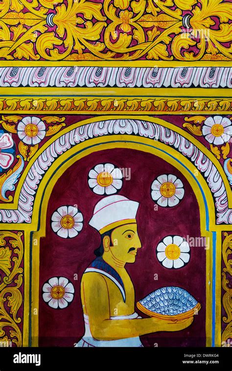 Gallery Wall Painting Temple Of The Sacred Tooth Relic Kandy Sri Lanka