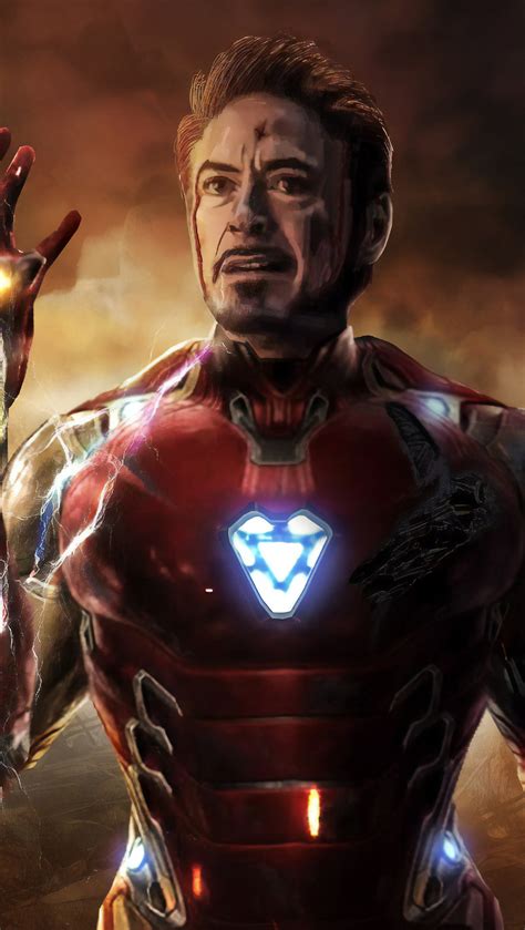 Avengers Endgame Iron Man Tony Stark Infinity Stones Wallpaper 8k Hd Id