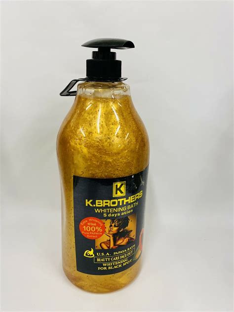 K Brothers Golden Whitening Shower Gel Bath 2000ml Main Market Online