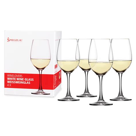 Spiegelau Wine Lovers White Wine Glasses Set Of 4 European Made Lead Free Crystal Classic