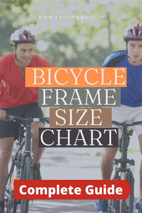 Cycle Frame Size Chart Bicycle Frame Size Buy Bicycle Cycling Tips