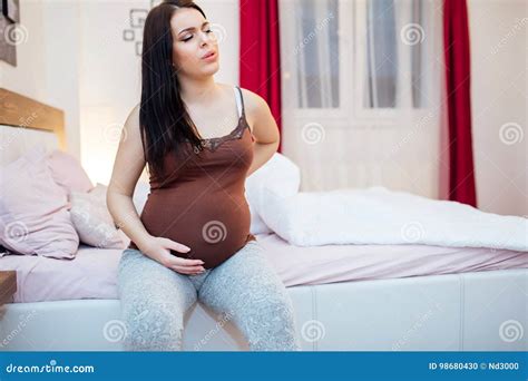 Back Pain During Pregnancy Stock Photo Image Of Ache 98680430
