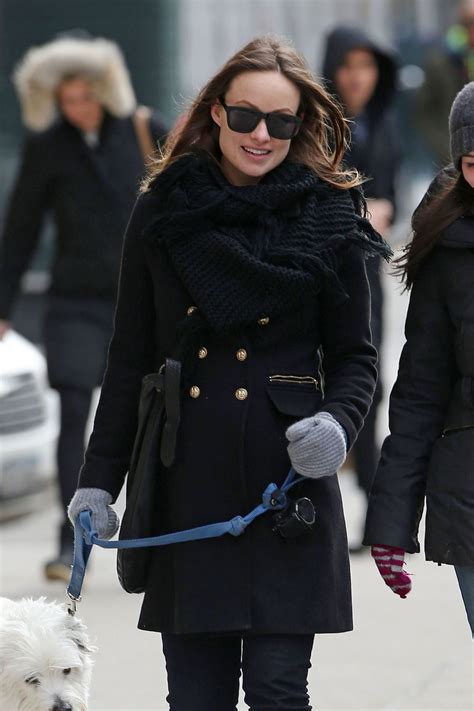 Olivia Wilde Winter Street Style New York City March 2014