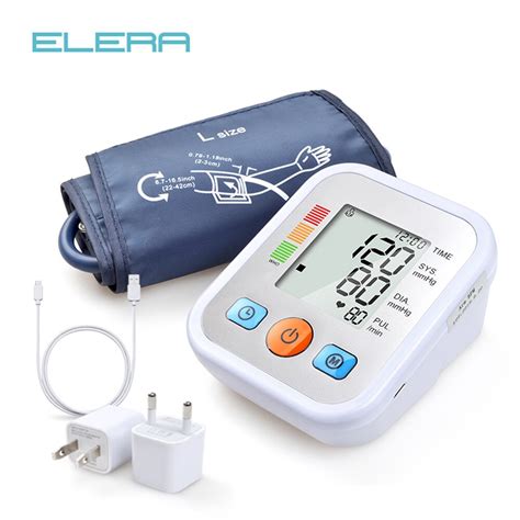 Elera Digital Blood Pressure Monitor Upper Arm Tonometer Portable Blood