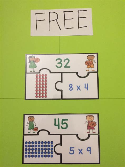 Multiplication Flash Cards With Arrays