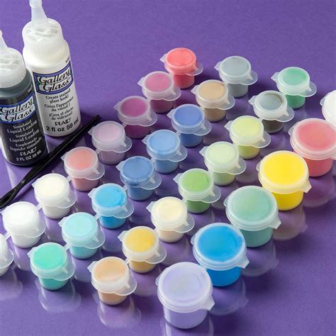 Shop Plaid Gallery Glass ® Window Color™ Sets Value Paint Set 17030