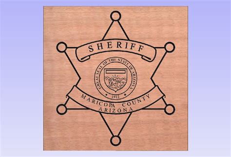 Sheriff Maricopa County Az Badge Svg Etsy