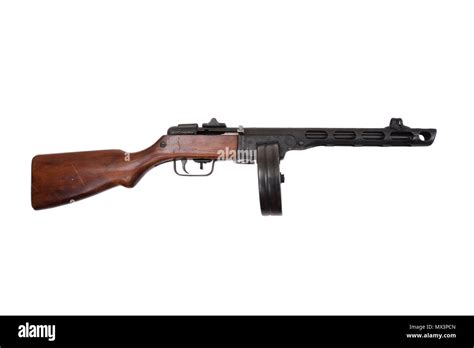 A Russian Submachine Gun Ppsh 41 Cut Out Stock Images And Pictures Alamy