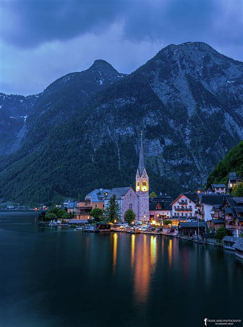 Haallstatt Blue Hour Photograph By Franklin Ames Fine Art America