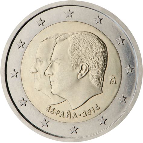 2 Euros Commémorative Espagne 2014 Pièce Felipe Vi Romacoins