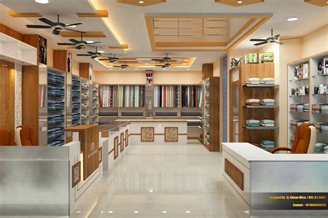 Modern Garment Showroom Interior Design