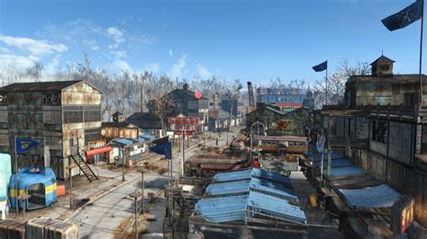 Sanctuary City Settlement Blueprint At Fallout 4 Nexus Mods And