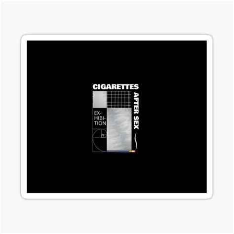 cigarettes after sex poster sticker for sale by conjuredmoth redbubble