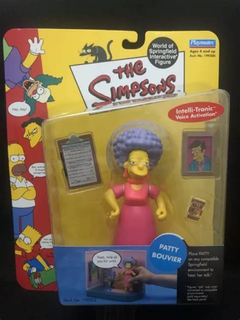 Playmates Interactive The Simpsons Series 4 Patty Bouvier Action Figure Wos Nib 800 Picclick