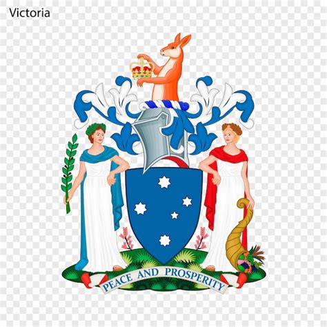 Premium Vector Emblem State Of Australia