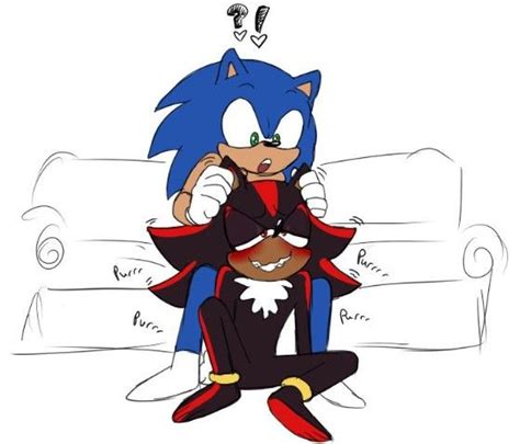 sonic the hedgehog is sitting on a couch with his head in his hands and eyes closed