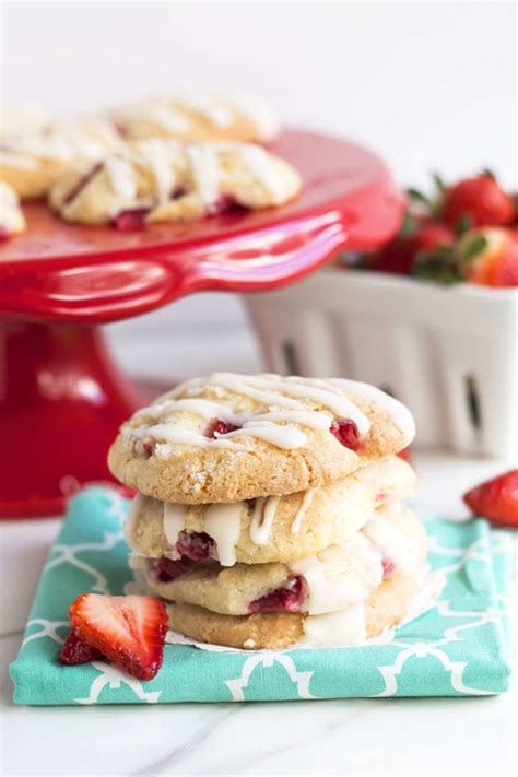 Strawberry Shortcake Cookies Recipe Chefthisup