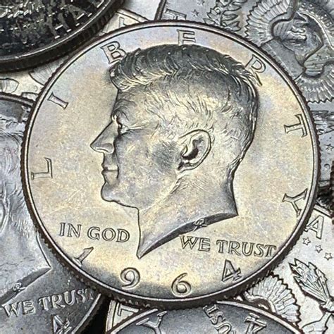 90 Silver 1964 Kennedy Half Dollars 1 Face Value 2 Coins The