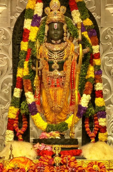 Ram Lalla Full Photo Download Ayodhya Pran Pratishtha Ram Mandir