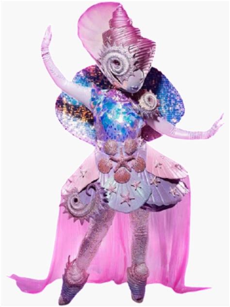 Masked Singer Us Season 5 Costume Seashell Sticker For Sale By