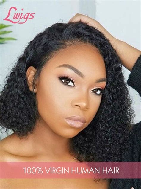 This video can help you solve this problem perfectly.how to make a lace front wig. Summer Style Thick Small Bouncy Curly Lace Front Wig With ...