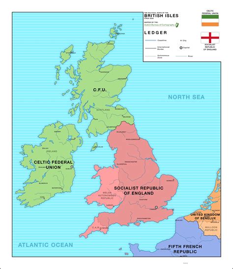 British Isles Political Wall Map I Love Maps Gambaran