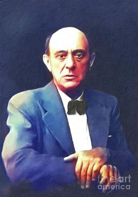 Arnold Schoenberg Music Legend Painting By Esoterica Art Agency Pixels