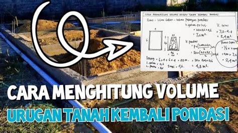 Cara Menghitung Volume Urugan Tanah Kembali Pondasi Batu Kali IMAGESEE