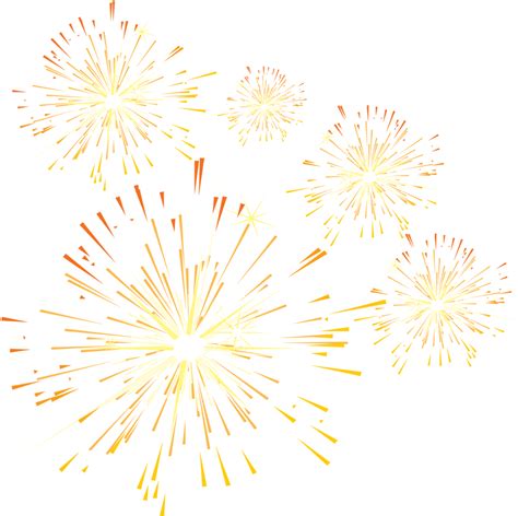 Download Transparent Gold Fireworks Clipart Fireworks Clipartkey