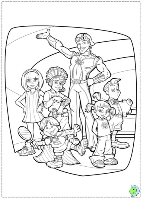 Free Lazy Town Coloring Pages