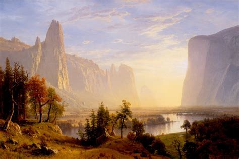 Americana Aesthetics On Twitter Yosemite Valley Painted By Albert