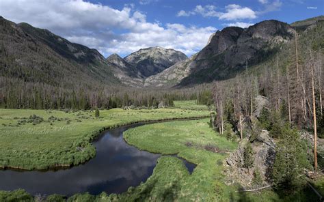 River In The Valley Wallpaper Nature Wallpapers 17148