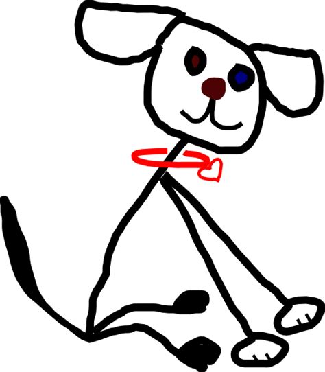 Stick Figure Kidsdog Clip Art At Vector Clip Art Online